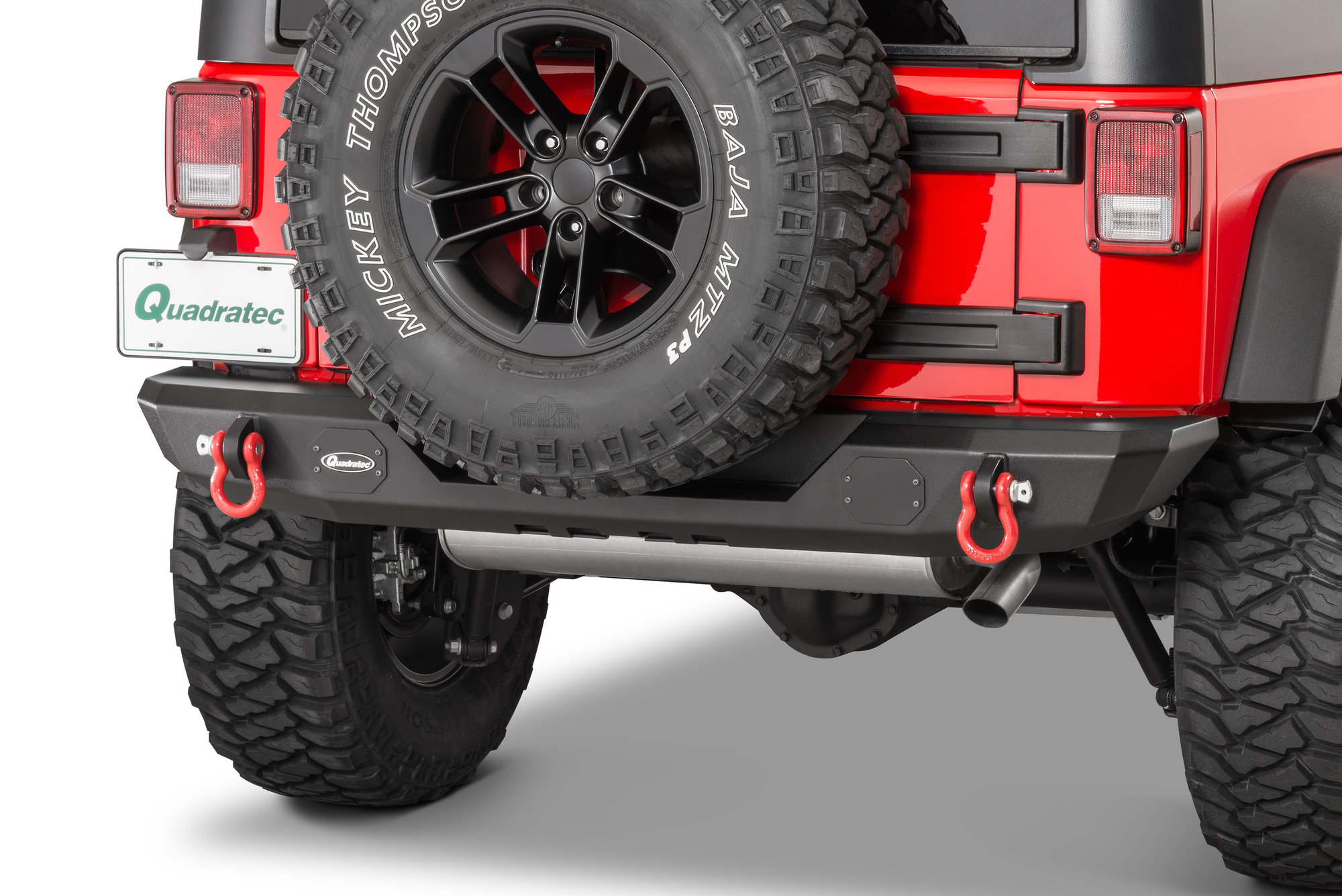 Quadratec Mid Width Rear Bumper for 0718 Jeep Wrangler JK Quadratec